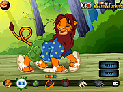 Gioco online Giochi di Simba da Vestire